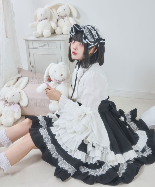 DearMyLove スカート フリルたっぷりリボンスカート : ZOZOTOWN Yahoo