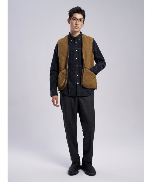 Barbour（バブアー） ベスト ジレ フロントジップ ファー ライナー