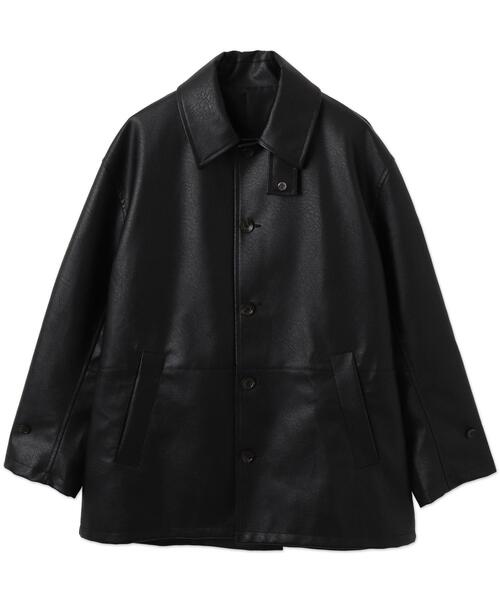 THE STANDARD カバーオール THE STANDARD/シンセティックレザーカー