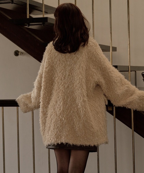 mideal（マイディール） コート アウター poodle middle coat