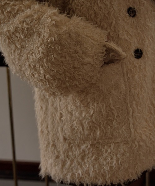 mideal（マイディール） コート アウター poodle middle coat