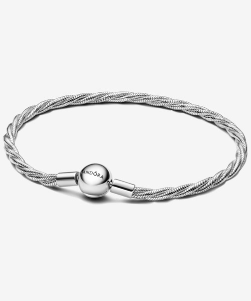 PANDORA（パンドラ） ブレスレット ラウンド クラスプ ツイスト