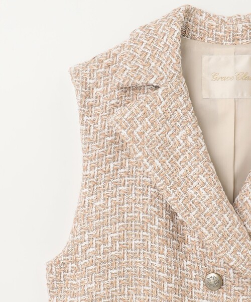 GRACE CONTINENTAL（グレースコンチネンタル） ワンピース ツイード