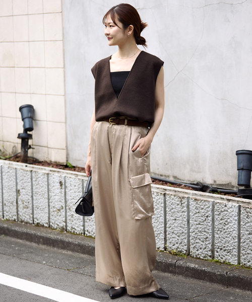 SLOBE IENA（スローブイエナ） ベスト ジレ 「追加」ダブルフェイス