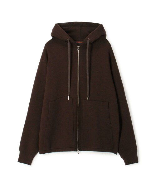 CABaN（キャバン） セーター ニット コットンカシミヤ ジップパーカ