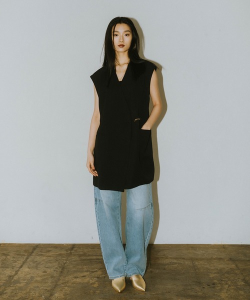 ANDRESD ドレス バックシアージレセットアップドレス / back sheer