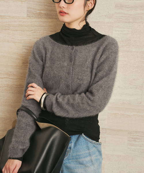 plage（プラージュ） カーディガン Light Fur Short カーディガン