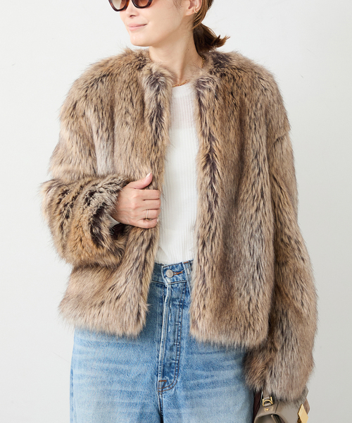 Deuxieme Classe（ドゥーズィエムクラス） コート アウター *Jane Fur