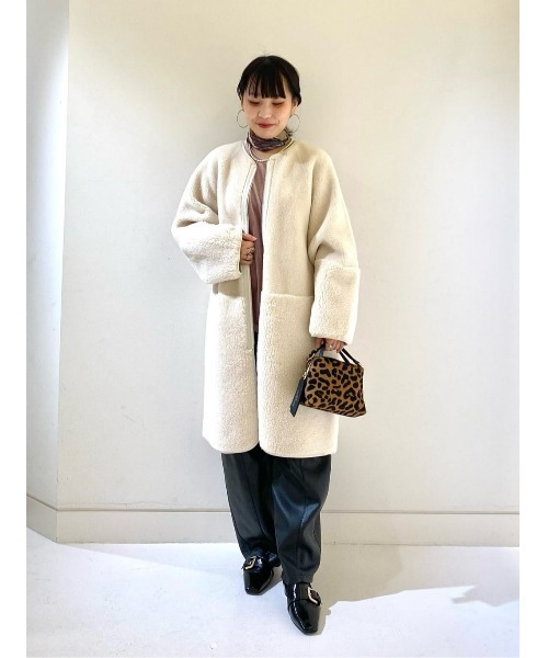 allureville（アルアバイル） リバーシブルボアコート レディース