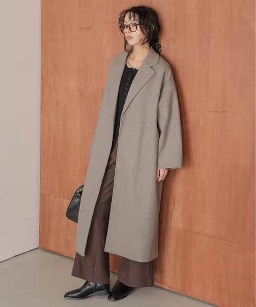 La-gemme（ラジェム） コート チェスターコート ロングチェスター