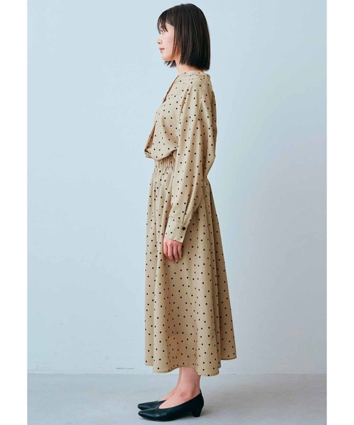 IEDIT（イディット） セットアップ ワンピース風に着られるドット