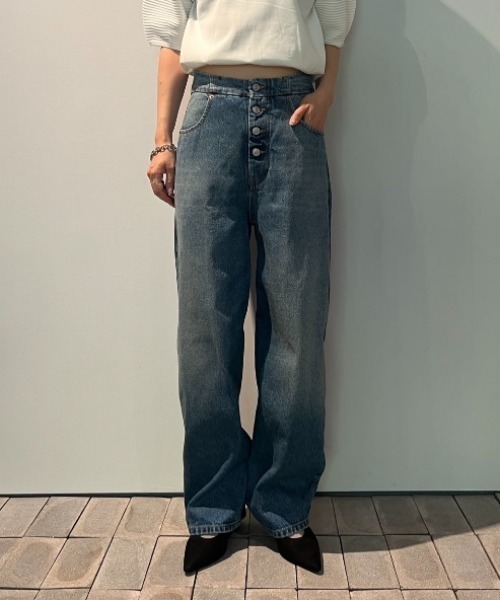 MM6 ジーンズ デニム デニムパンツ MM6 PANTS 5 POCKETS レディース
