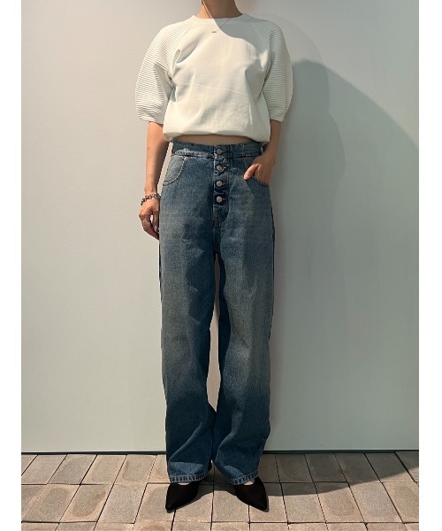 MM6 ジーンズ デニム デニムパンツ MM6 PANTS 5 POCKETS レディース