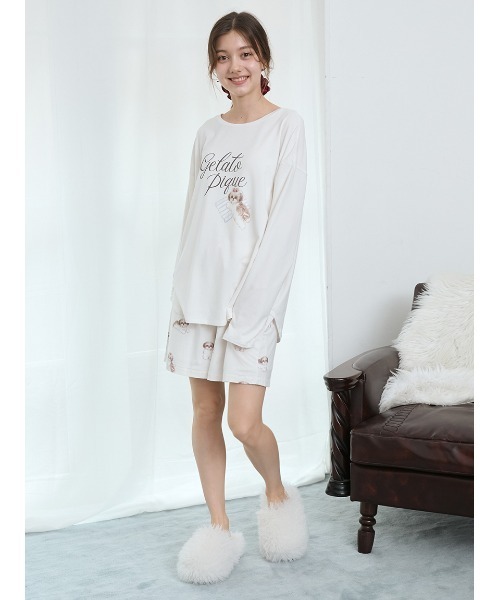 gelato pique（ジェラートピケ） パジャマ ルームウェア シーズー柄