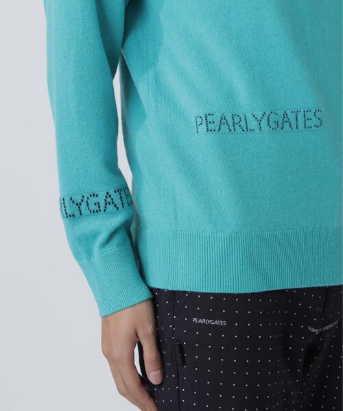 PEARLY GATES（パーリーゲイツ） セーター ニット 12G部分ジャガード