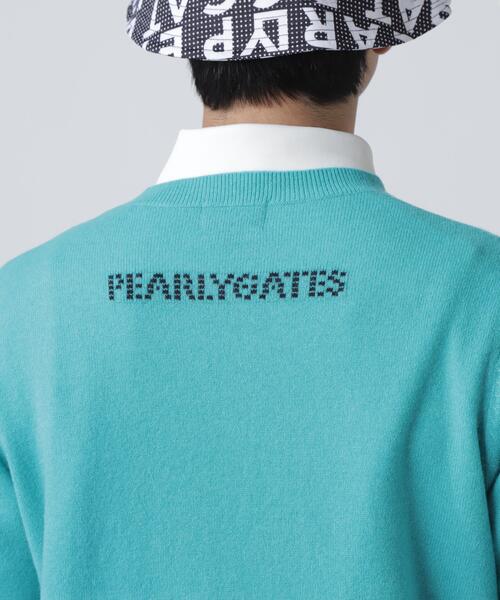 PEARLY GATES（パーリーゲイツ） セーター ニット 12G部分ジャガード