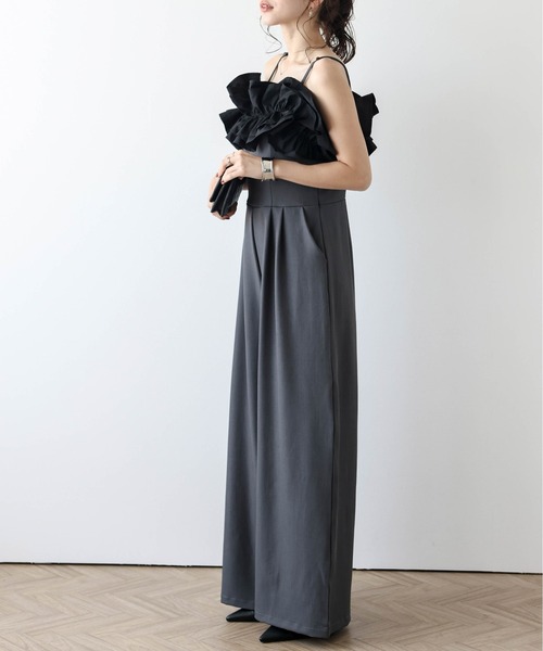 オールインワン フリルキャミオールインワン レディース : ZOZOTOWN