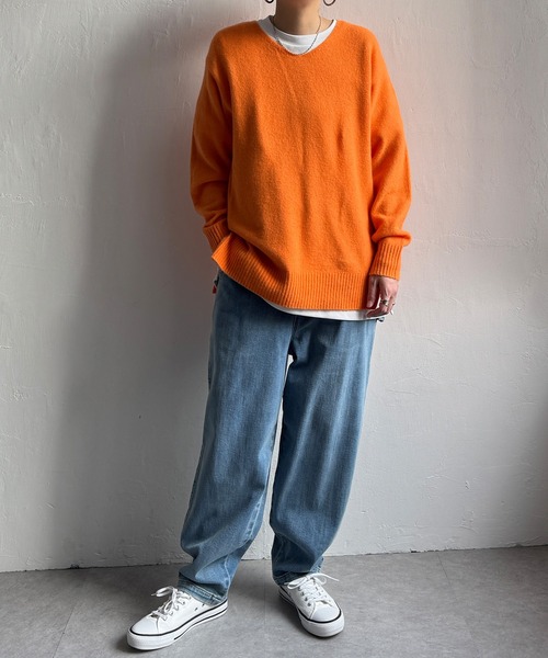 LBC（エルビーシー） ニット セーター アンゴラ混Vネックニットプル