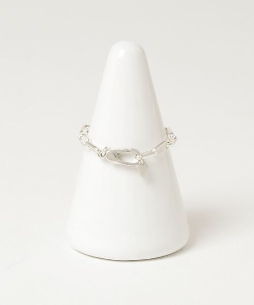 agete（アガット） 指輪 リング シルバーチェーンリング レディース