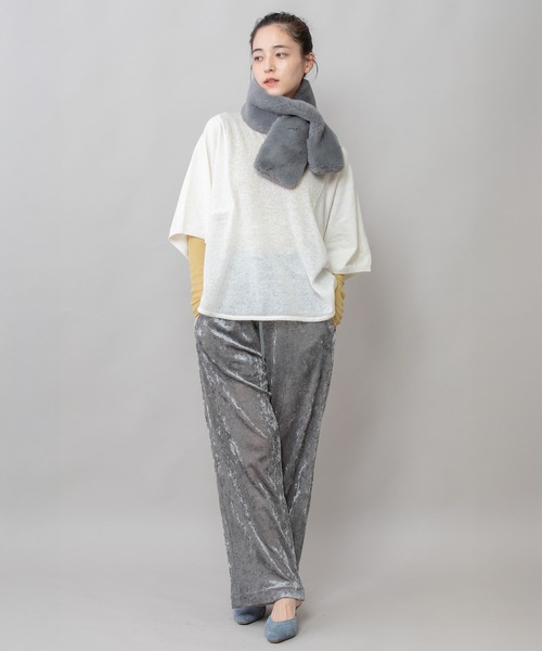 Munich（ミューニック） マフラー ストール フェイクファーショート