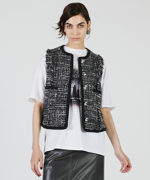 PRANK PROJECT（プランクプロジェクト） ベスト ジレ ツイードベスト