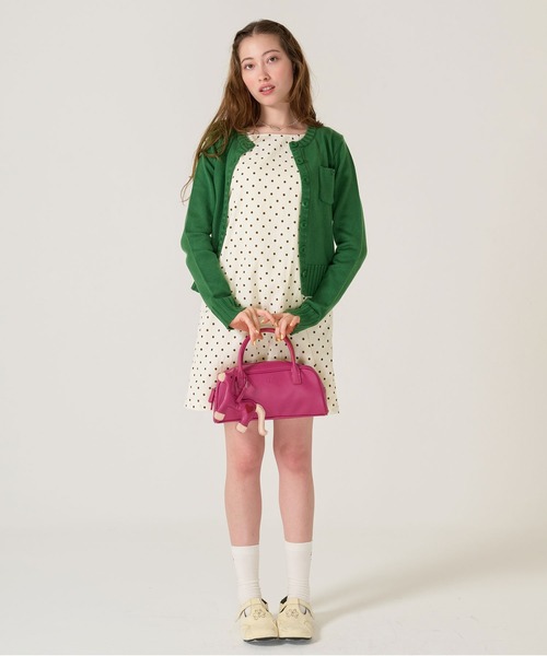 TINA：JOJUN（ティーナジョジュン） ワンピース ドット柄 ミニ丈