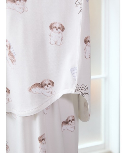 gelato pique（ジェラートピケ） パジャマ ルームウェア シーズー柄