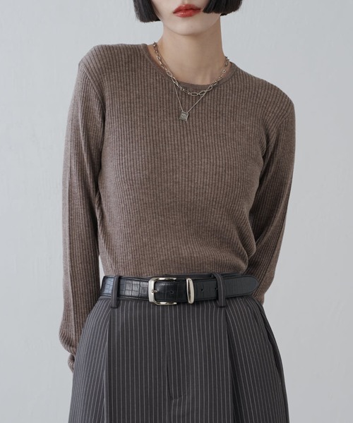 Lui's（ルイス） ベルト オリジナルバックルレザーベルト レディース