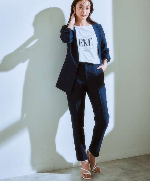 7days Life Styling セットアップ 「洗える」リネンライク ストレッチ