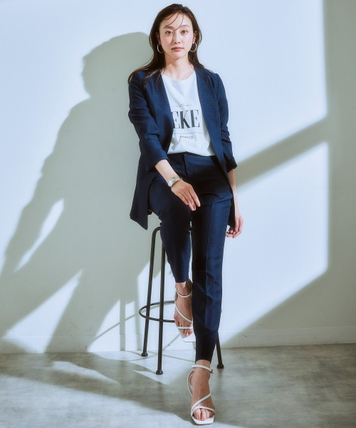 7days Life Styling セットアップ 「洗える」リネンライク ストレッチ