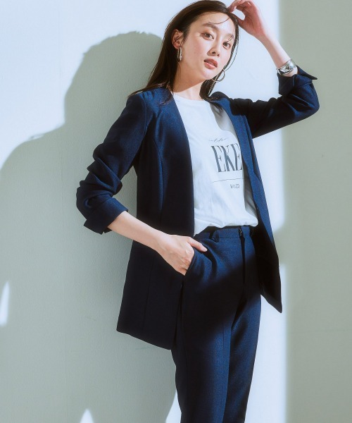 7days Life Styling セットアップ 「洗える」リネンライク ストレッチ