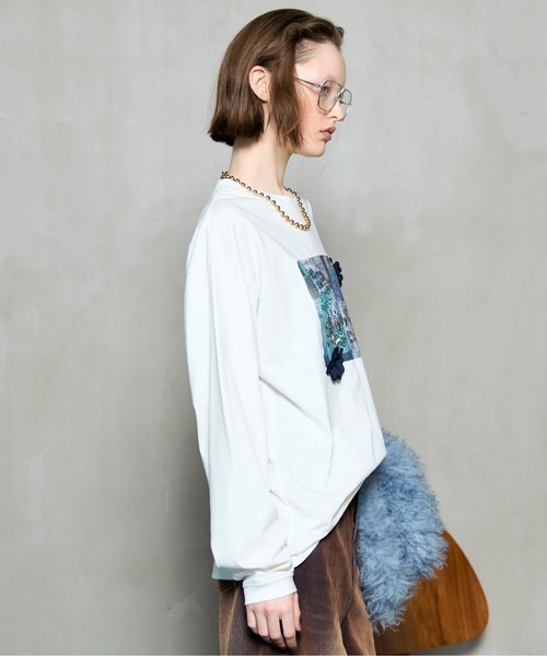 MAISON SPECIAL（メゾンスペシャル） tシャツ Garden Flower Photo