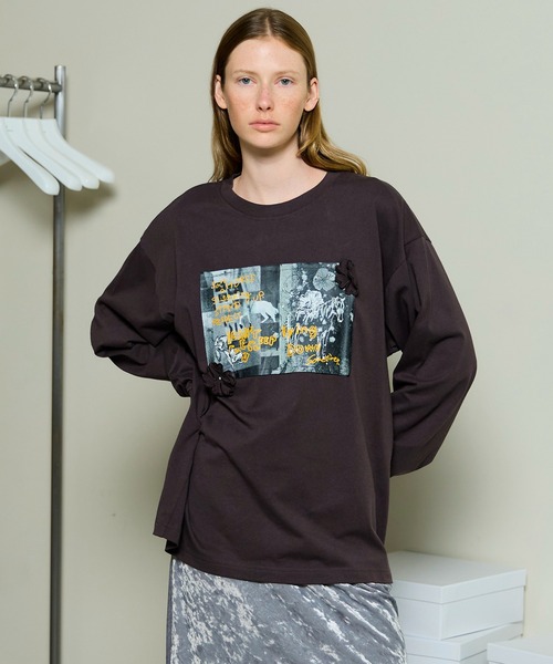 MAISON SPECIAL（メゾンスペシャル） tシャツ Garden Flower Photo