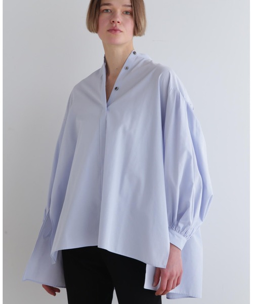 LE PHIL（ル フィル） ブラウス シャツ タイプライターギャザー