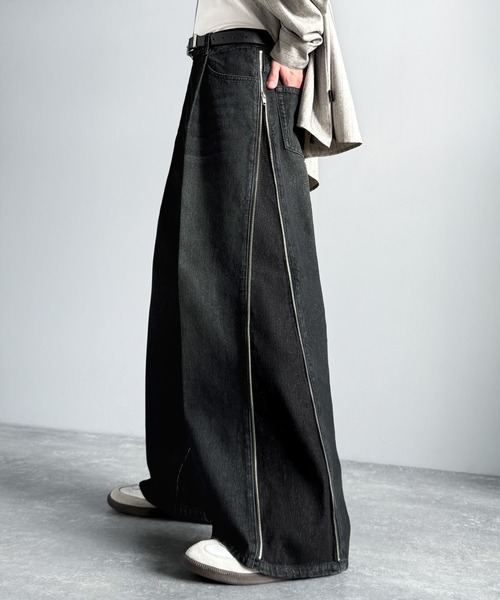 Classical Origin ジーンズ 「3WAYサイドジップ」ヴィンテージ加工