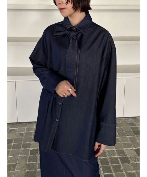 LAGUNAMOON（ラグナムーン） ブラウス シャツ 「柳橋唯コラボ」ワイド