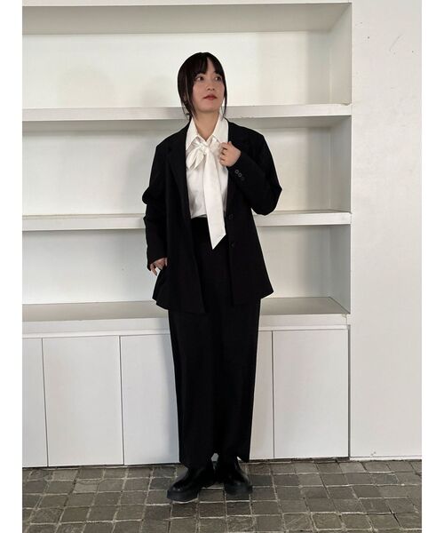 LAGUNAMOON（ラグナムーン） ブラウス シャツ 「柳橋唯コラボ」ワイド