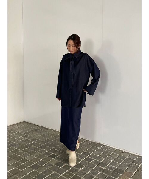 LAGUNAMOON（ラグナムーン） ブラウス シャツ 「柳橋唯コラボ」ワイド