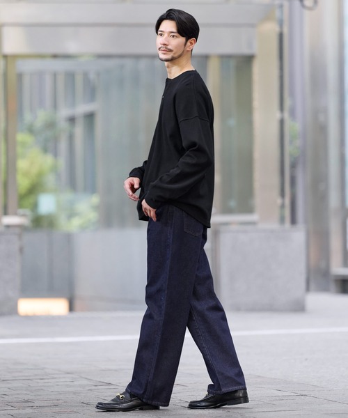 SPU（スプ） ジーンズ 12ozリラックスフィットストレートデニム メンズ