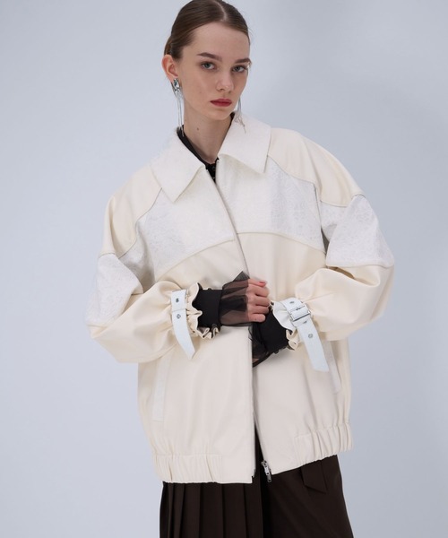 HARE（ハレ） ブルゾン アウター アソートジャガードキリカエブルゾン