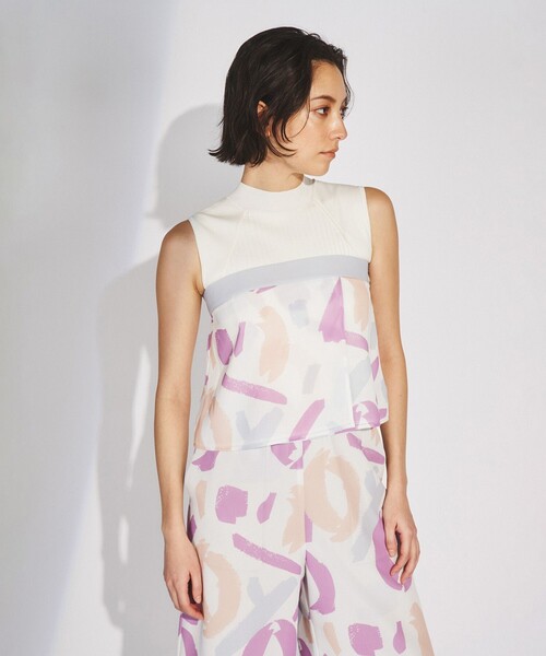 GRACE CONTINENTAL（グレースコンチネンタル） パンツ ブラシペイント