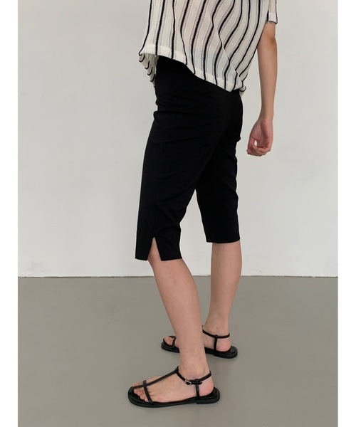 Didot.showroom パンツ スリムバイカーパンツ（カプリパンツ