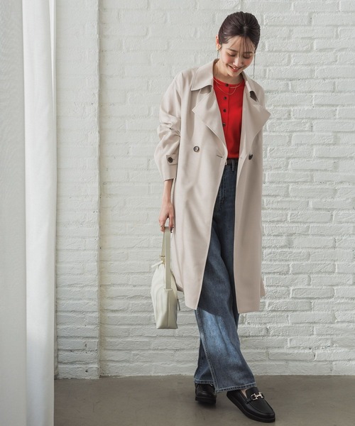 GLOBAL WORK（グローバルワーク） トレンチコート コート エアかる