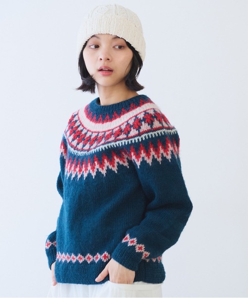 bulle de savon（ビュルデサボン） ニット セーター ネパールハンド