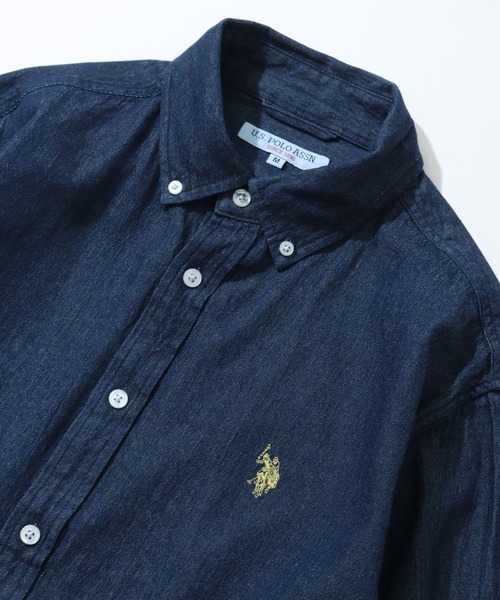 U.S. POLO ASSN.（ユーエスポロアッスン） シャツ ロゴ刺繍