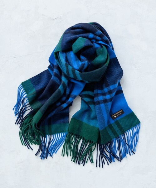 23区（ニジュウサンク） ストール マフラー カシミヤ チェック柄