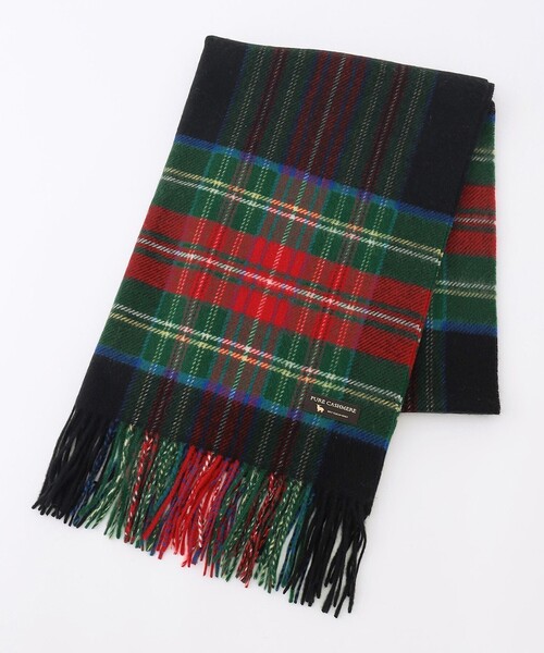 23区（ニジュウサンク） ストール マフラー カシミヤ チェック柄