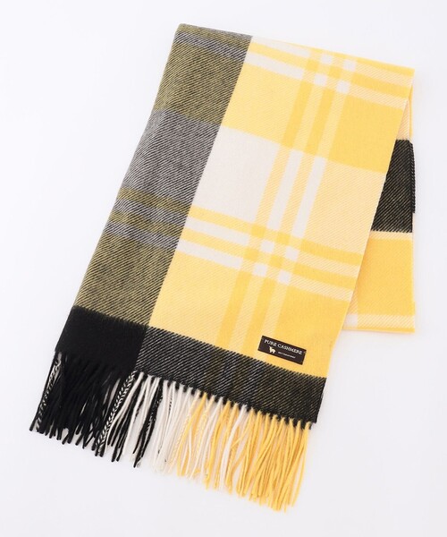 23区（ニジュウサンク） ストール マフラー カシミヤ チェック柄