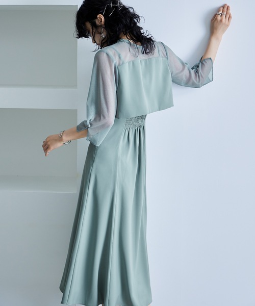 niana（ニアナ） ドレス ショートジャケット＆キャミワンピセット