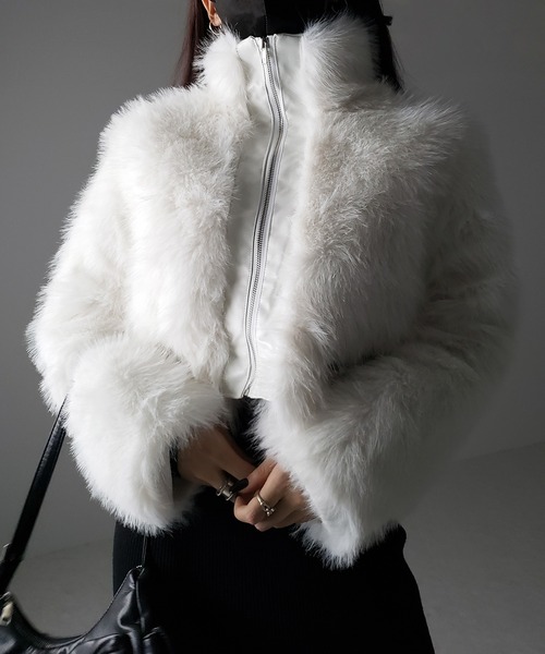 me+em select（ミームセレクト） コート アウター 「 2color 」ジップ